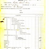 Receipt for booking of Wedding Reception, 16 June 1896